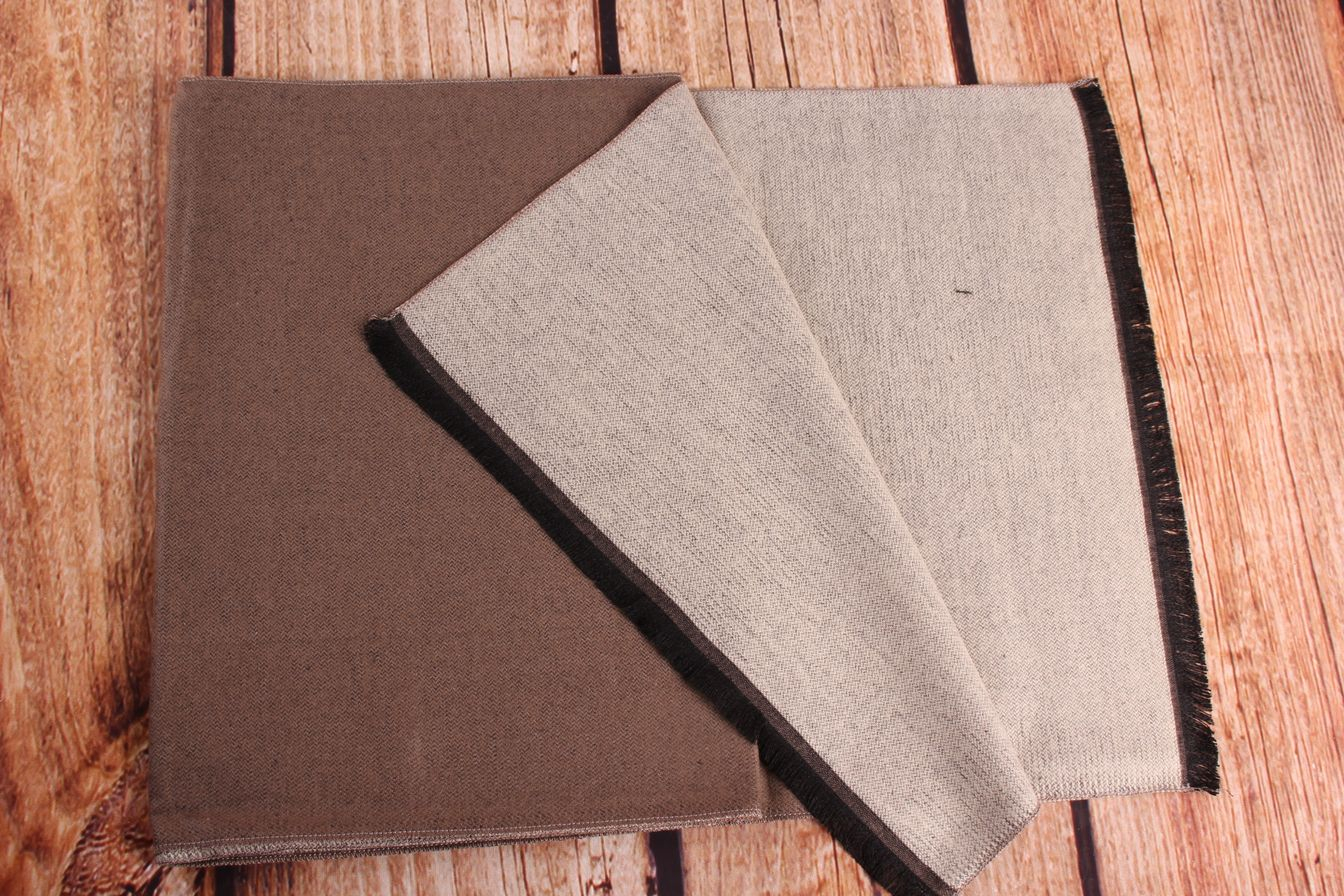 Pánsky šál CASHMIRE (710) - hnedý (180x32cm) veľkosť 180x32cm