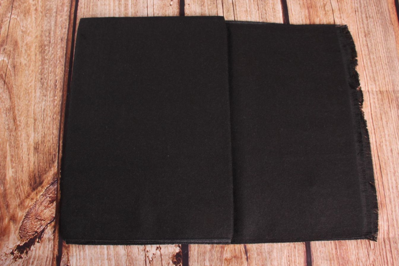 Pánsky šál CASHMIRE (710) - čierny (180x32cm) veľkosť 180x32cm